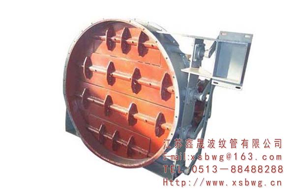 鑄鐵鑲銅圓閘門1
